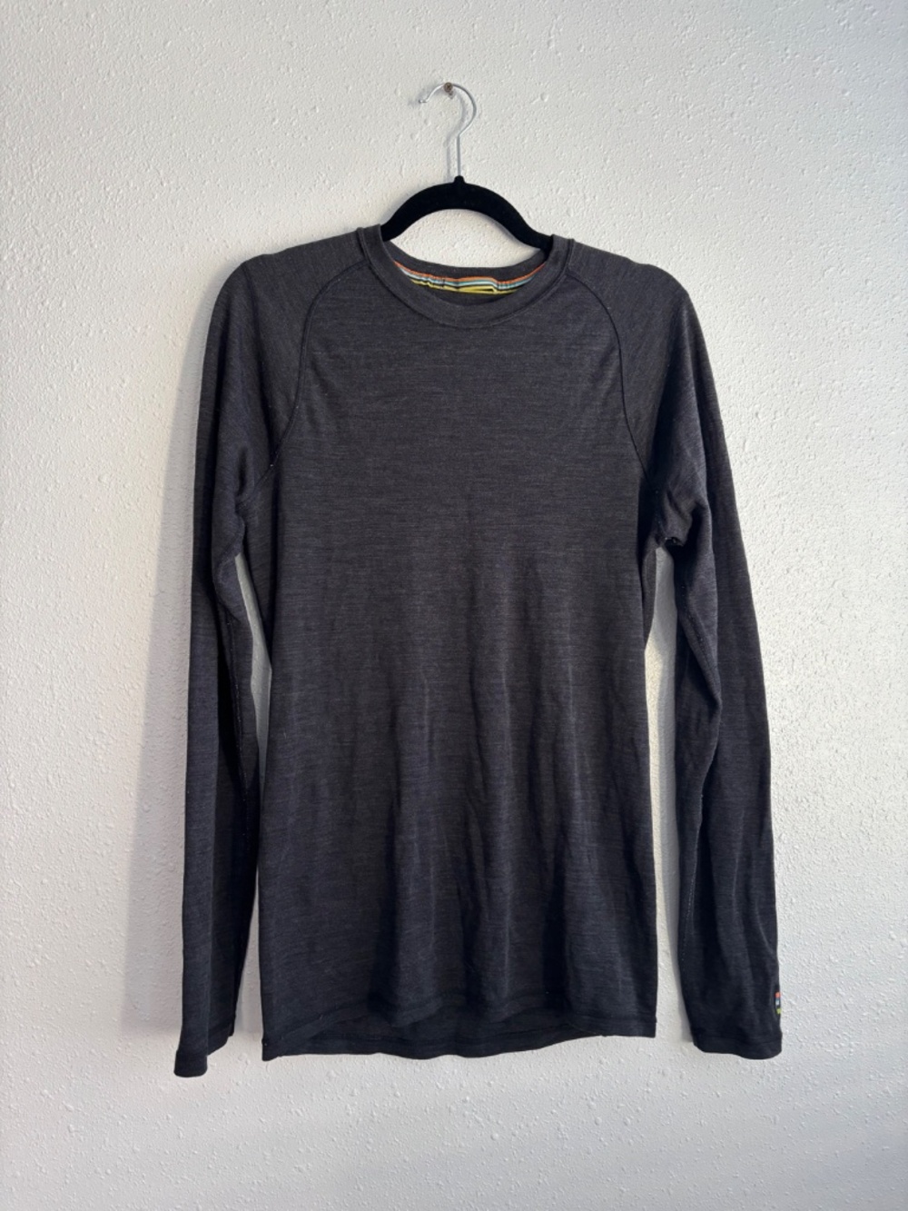 Smartwool Mens Gray Merino 250 Base Layer Thermal Long Sleeve Crewneck